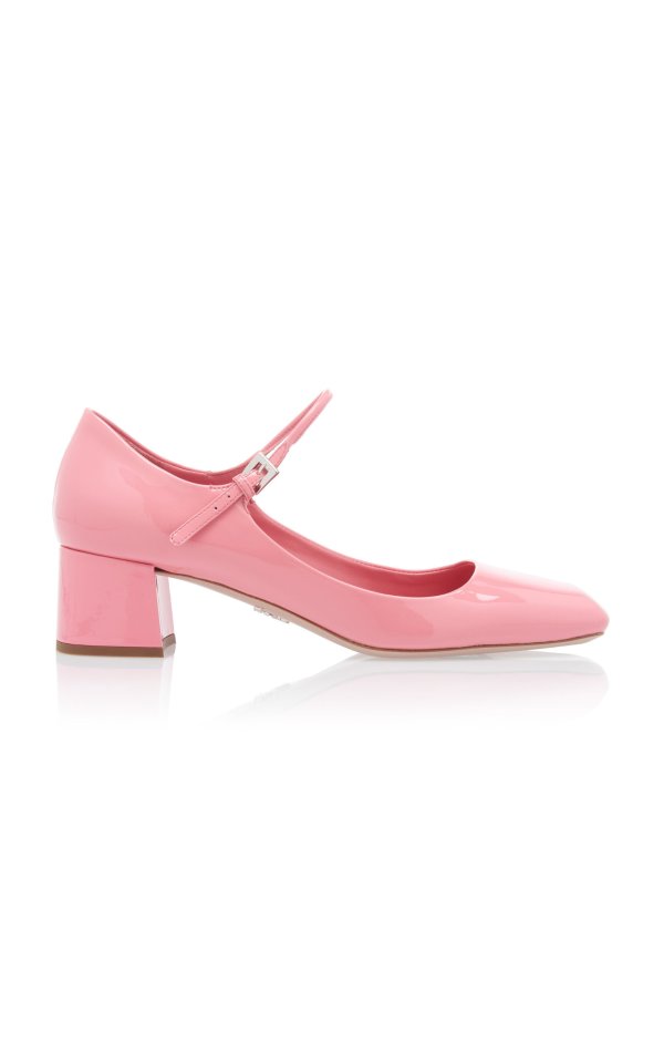 粉色玛丽珍鞋