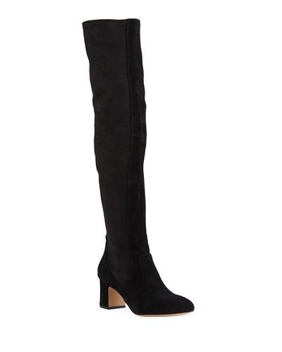 Charlotte Suede Over-The-Knee Boots