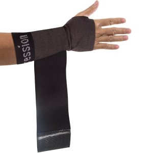 Copper Compression Wrist Sleeve with Adjustable Wrap for Custom Support