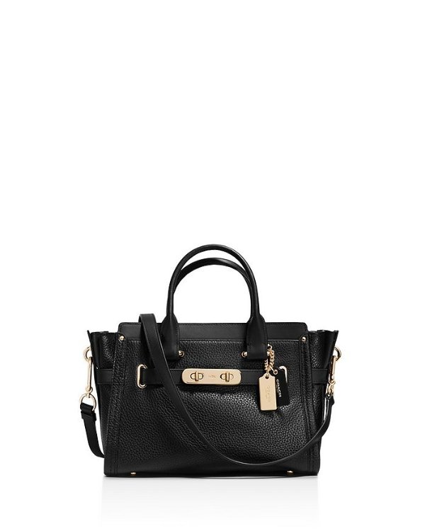 Swagger 27 Small Satchel in Pebble Leather