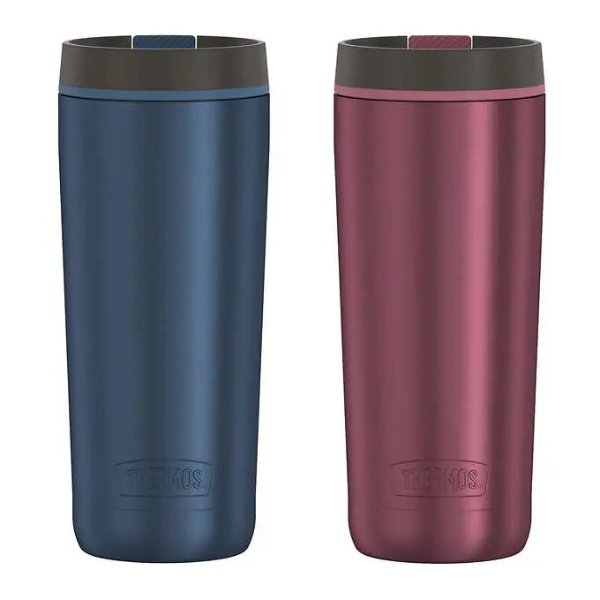 Thermos Stainless Steel 18oz Travel Tumbler, 2-pack