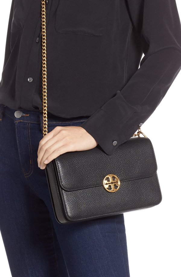 Chelsea Leather Convertible Shoulder Bag