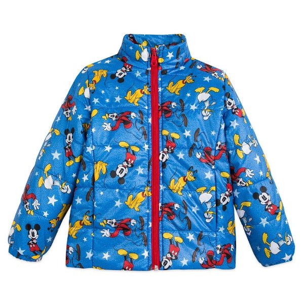 Mickey Mouse and Friends Lightweight Puffy Jacket for Kids | shopDisney