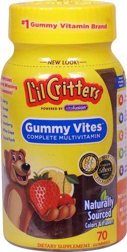 Gummy Vites™ Complete Multi-Vitamin Assorted Flavors -- 70 Gummy Bears
