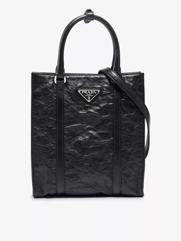 Small Shopper leather tote bag