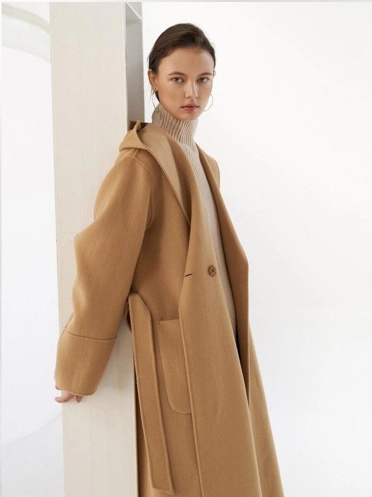 NTW Cashmere Hooded Coat