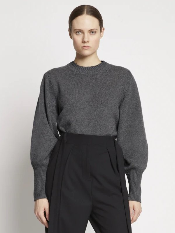 Eco Cashmere Balloon Sleeve Sweater