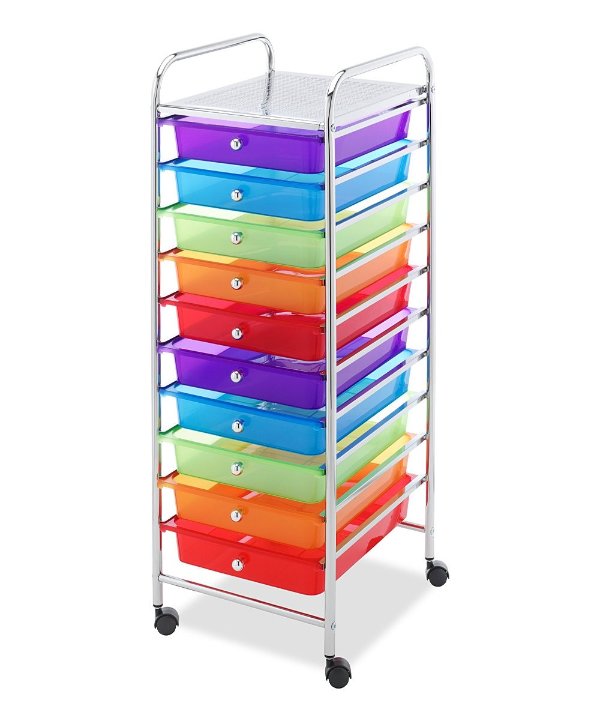 Rainbow 10-Drawer Cart