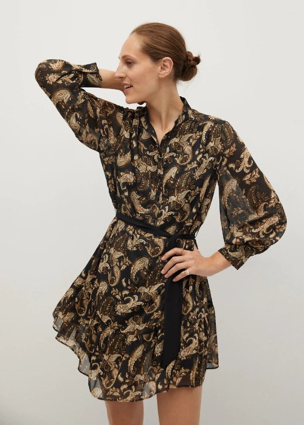 Printed bow dress - Women | OUTLET USA