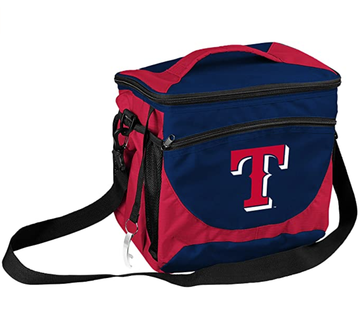 Amazon.com : logobrands MLB Texas Rangers Cooler 24 Can, Team Colors, One Size保温袋
