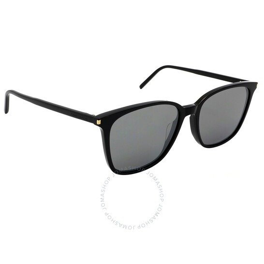 Silver Mirrored Square Unisex Sunglasses SL 325 K 002 56