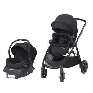 Maxi-Cosi Zelia 5-in-1 Modular Travel System Stroller and Mico 30 Infant Car Seat Set (Night Black) @ Amazon