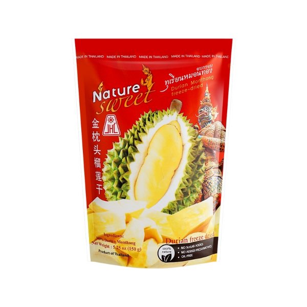 JHL All Natural Freeze Dried Durian 150g