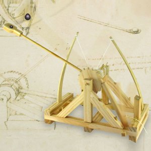 Da Vinci 达芬奇木质投石机模型玩具