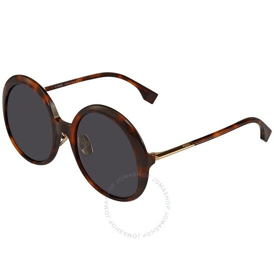 Grey Round Ladies Sunglasses FF 0430/S 09N4 57