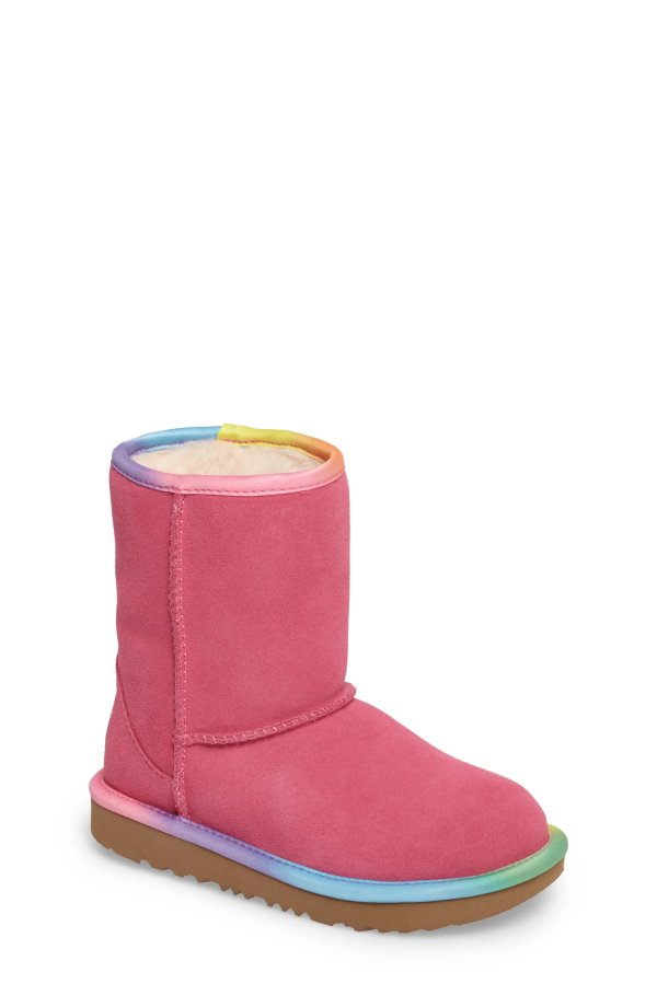Rainbow Genuine Shearling Lined Boot(Toddler)