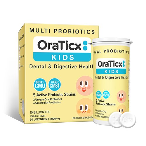 OraTicx Kids Multi Probiotics for Dental & Digestive Health