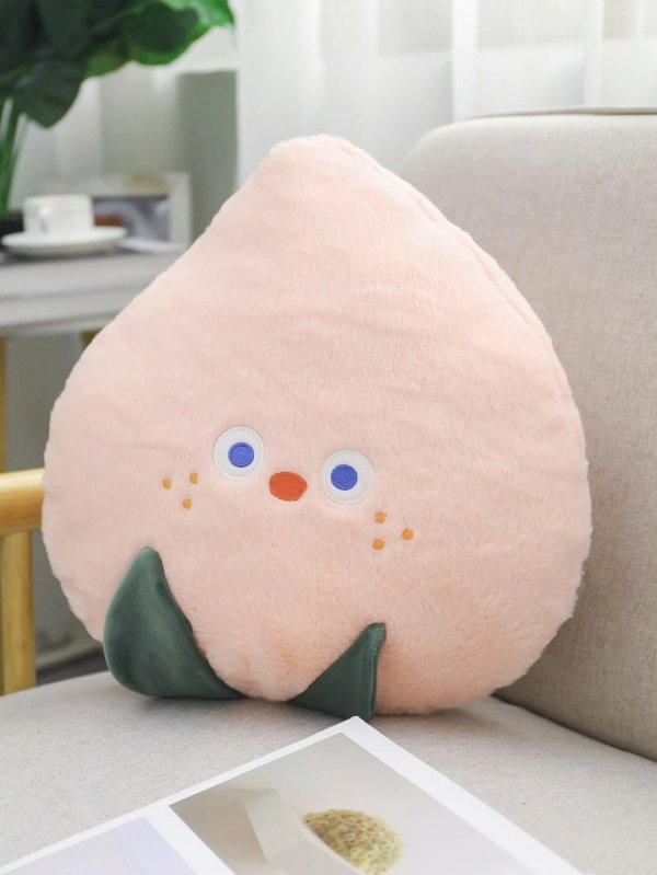 1pc, Peach Shaped Pillow (includes Pillow Core)