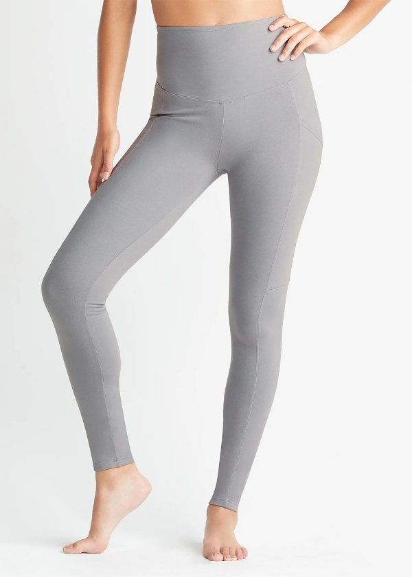 Rachel Cotton Stretch Shaping Legging with Side Pockets