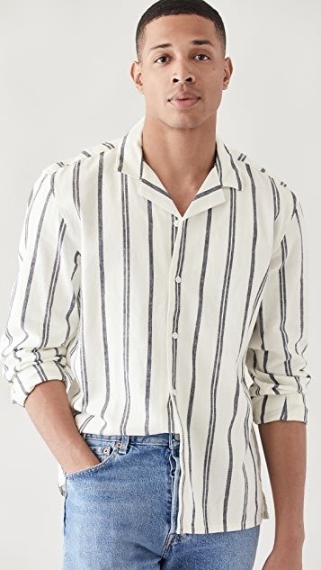 Linen Stripe Shirt