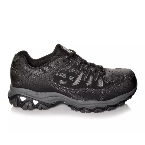 Men s Skechers Work 77055 Cankton Steel Toe Work Shoes