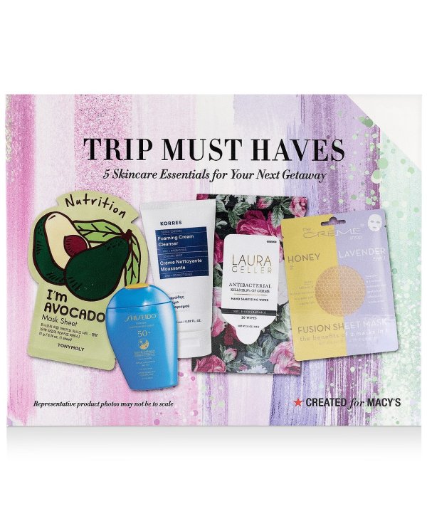 5-Pc. Trip Must Haves Skincare Set, Created For Macy's