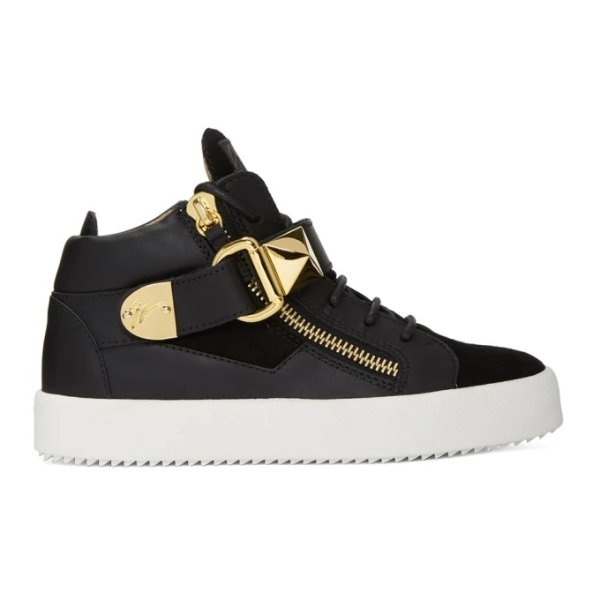 - SSENSE Exclusive Black May London Donna High-Top Sneakers