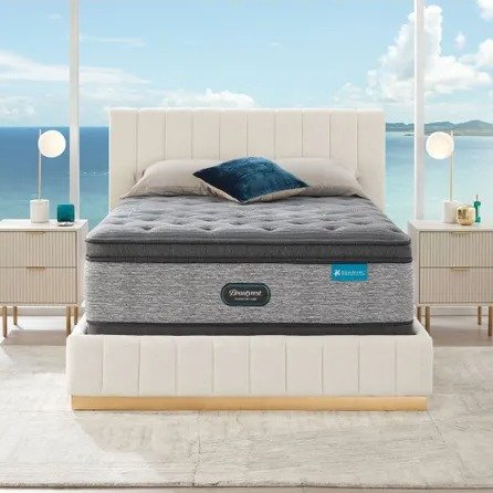 King Beautyrest Harmony Lux HLD-2000 Plush Pillow Top 17.5 Inch Mattress