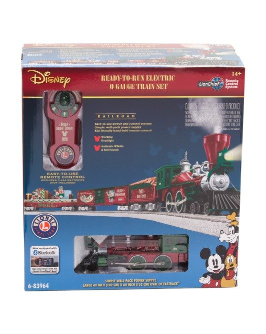 Mickey&#39;s Holiday O-gauge Train Set With Value Pack
