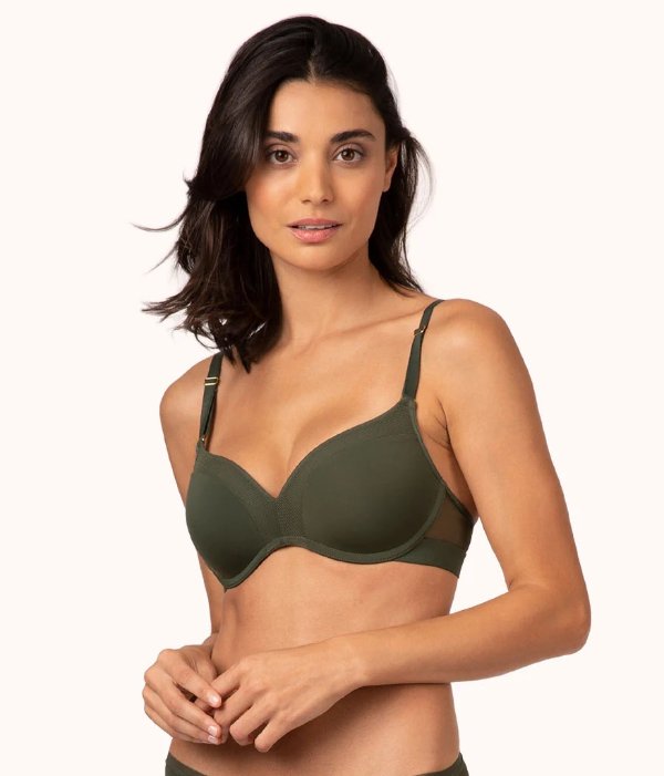 The No-Wire Push-Up: Rich Olive