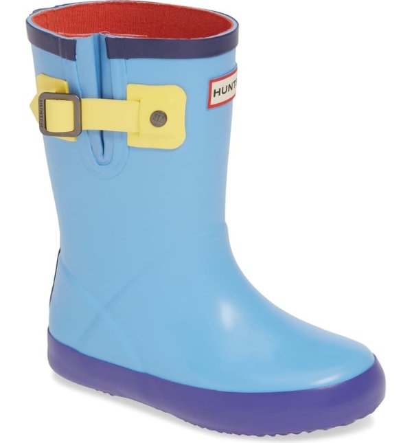 Buckle Strap Waterproof Rain Boot
