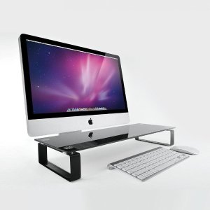 Tempered Glass Monitor Stand