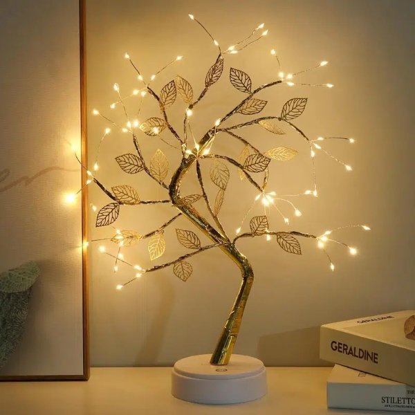Tabletop Bonsai Tree Branch Light, 72led Wire String Lights With Touch Switch, Usb Operated Artificial Tree Lamp For Bedroom, Desktop, Christmas Party, Indoor Decoration | Check Out Today's Deals Now | Temu