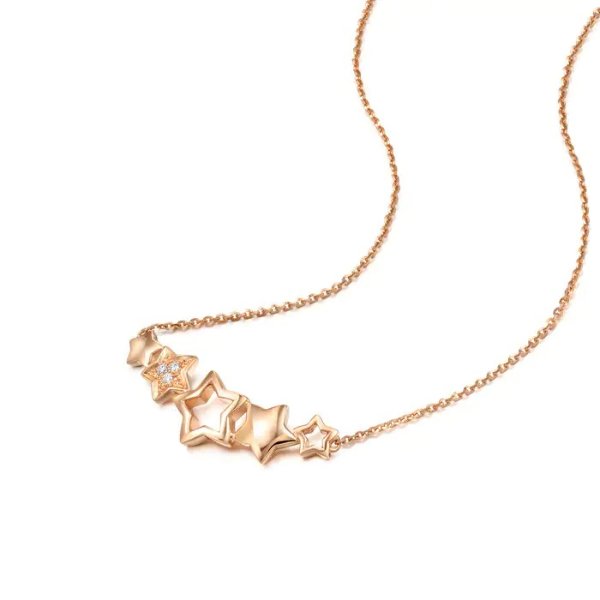Love Decode 18K Gold Diamond Necklace | Chow Sang Sang Jewellery eShop