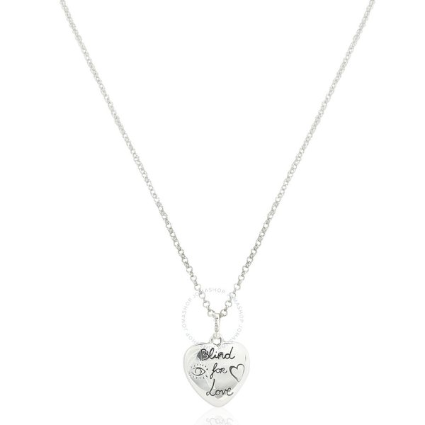 "Blind For Love" necklace in silver