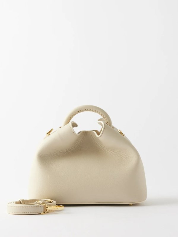 Baozi leather top handle shoulder bag | Elleme