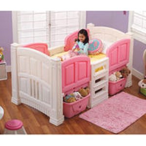 Step2 Girls' Loft & Storage Twin Bed