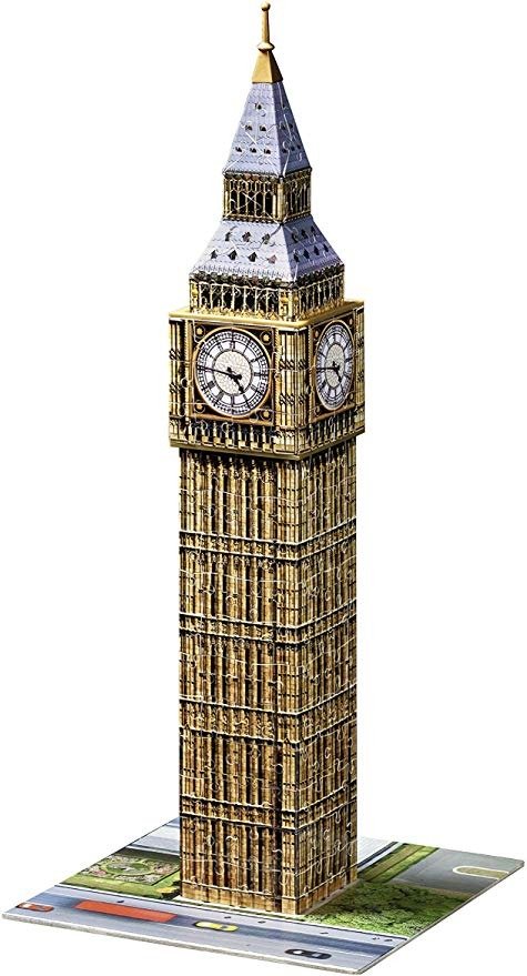 Big Ben 216 Piece 3D Jigsaw Puzzle for Kids and Adults - Easy Click Technology Means Pieces Fit Together Perfectly