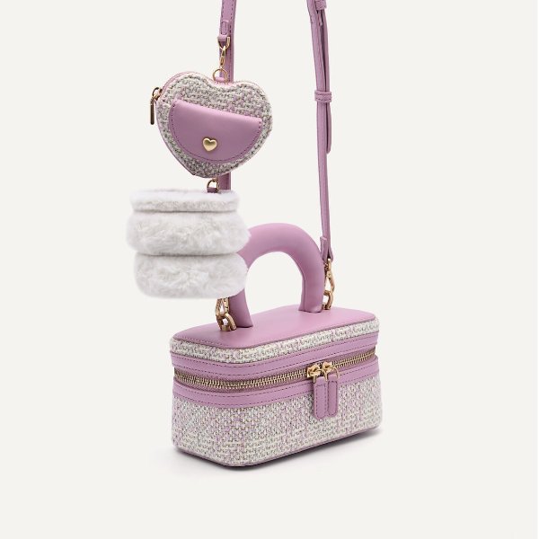 Melody Shoulder Bag with Double Pouch - Blush