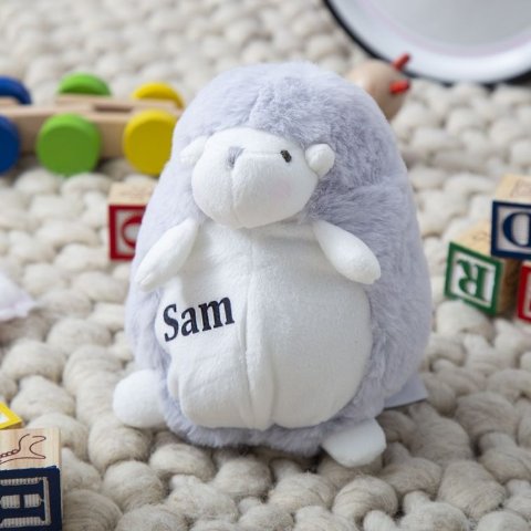 My 1st YearsPersonalized Blue Mini Hedgehog Soft Toy