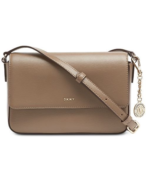 Sutton Leather Bryant Flap Crossbody, Created for Macy's