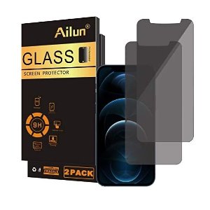 Ailun Privacy Screen Protector Compatible for iPhone 12 pro Max