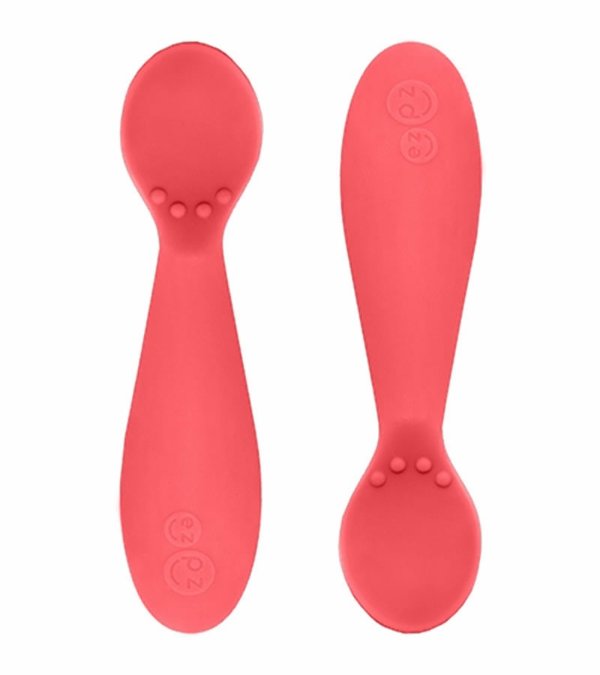 Tiny Spoon, Twin Pack - Coral