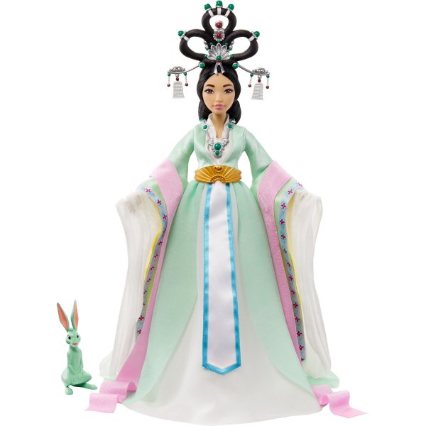 Netflix’s Over the Moon Chang’e Collector Doll (14-inch) with Traditional Chinese Gown and Accessories, Includes Jade Rabbit Figure