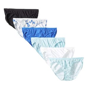 Hanes Women's Core Sporty Hipster Panty (Pack of 6, Color may vary)