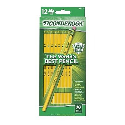 Ticonderoga 铅笔 12支