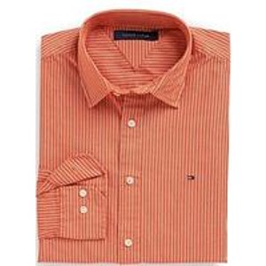 Tommy Hilfiger Men's Custom Fit Stripe Shirt