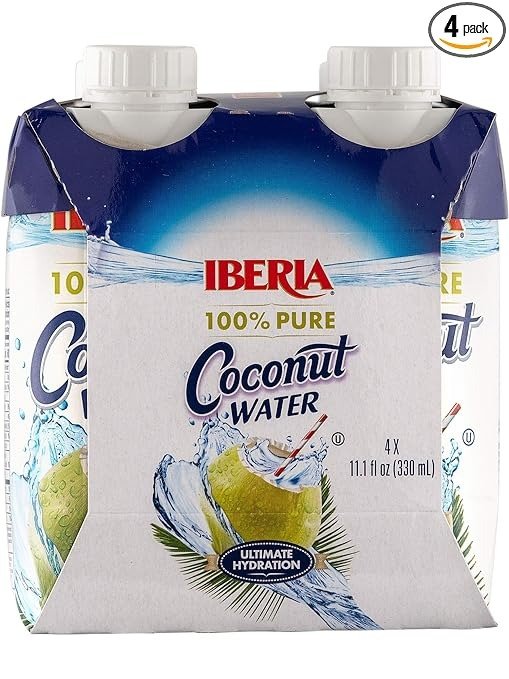 100% Natural Coconut Water 11.1 Oz (Pack Of 4)