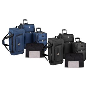 U.S. Traveler 5-Piece Rolling Luggage Set