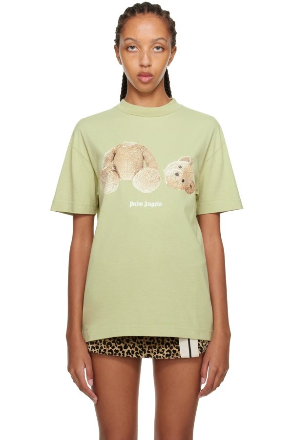 Green Bear Loose T-Shirt